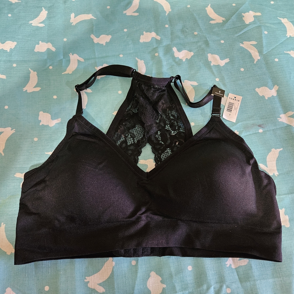 Black Lace Women's Bralette